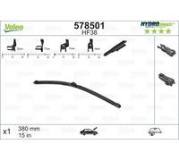 VALEO HYDROCONNECT Balai d'essuie-glace Avant pour AUDI A1 3/5 portes (8X1, 8XK)