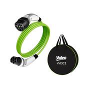 Valeo Ineez - 652103 - Câble de Charge pour véhicules électriques ou Hybrides Rechargeables avec Sac de Transport - Type 2 vers Type 2-7,4 KW - 5 mètres