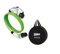 VALEO Ineez - 652106 - Câble de Charge pour véhicules électriques ou Hybrides Rechargeables avec Sac de Transport - Type 2 vers Type 1-3,7 KW - 10 mètres