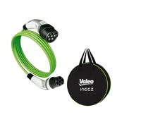 Valeo Ineez - 652111 - Câble de Charge pour véhicules électriques ou Hybrides Rechargeables avec Sac de Transport - Type 2 vers Type 2-22 KW - 10 mètres