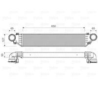 VALEO Intercooler Pour Mercedes-Benz C-Class T-Model S203 CLK C209 W203