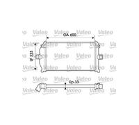 Valeo Intercooler, Refroidissement du Moteur 817924 | Compatible avec: RENAULT ESPACE III, LAGUNA I, LAGUNA I Grandtour