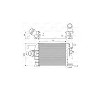 Valeo Intercooler 818343 – échangeur pour Dacia Duster