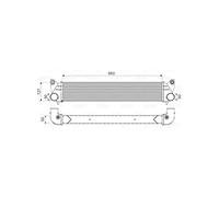 Valeo Intercooler, Refroidissement du Moteur 818348
