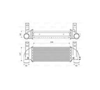 Valeo Intercooler, Refroidissement du Moteur 818353 | Compatible avec: FORD TOURNEO CONNECT, TRANSIT CONNECT