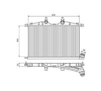 Valeo Intercooler, Refroidissement du Moteur 818374 | Compatible avec: CITROËN C5 III, C5 III Break, C6, PEUGEOT 407 Coupe, 508 I, 508 SW I, 508 SW Kasten/Kombi