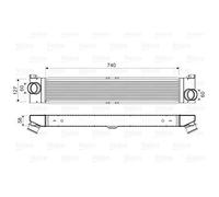 VALEO Intercooler, Refroidissement du moteur 818569