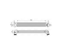 Valeo Intercooler/échangeur 818574 pour Audi A1
