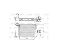 Valeo Échangeur (intercooler) 818622 pour Dacia Dokker