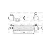 Radiateur d'air intercooler 818634 VALEO pour KIA SORENTO I