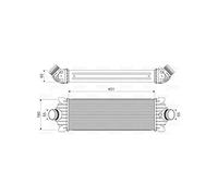 Valeo Intercooler, Refroidissement du Moteur 818644