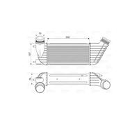 VALEO Intercooler, Refroidissement du moteur 818651