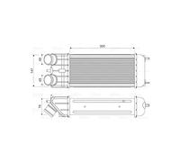VALEO Intercooler, Refroidissement du moteur 818663