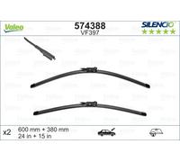 VALEO - Jeu de 2 balais d'essuie-glace 574388 - 600+380 mm - Réf. 574388