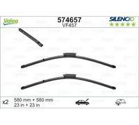 VALEO - Jeu de 2 balais d'essuie-glace 574657 - 580+580 mm - Réf. 149574657