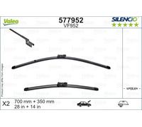 VALEO - Jeu de 2 balais d'essuie-glace 577952 - 700+350 mm - Réf. 577952