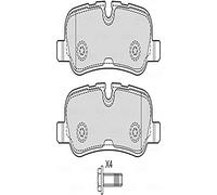 Valeo Jeu de 4 Plaquettes de Frein 601726, Essieu Arrière | Compatible avec: LAND ROVER DISCOVERY IV, LAND RANGE III, LAND RANGE SPORT I