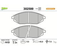 VALEO Kit De Plaquettes De Frein Disque Essieu Avant Pour Chevrolet Spark M300