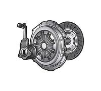 VALEO Kit d'embrayage 834309 Compatible avec: DACIA LOGAN EXPRESS, RENAULT CLIO III, LOGAN I Kombi