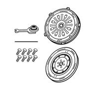 VALEO Kit D'Embrayage Pour Hyundai i40 CW VF 1.7 CRDi 8 Trou