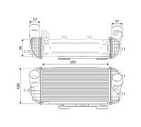 VALEO Ladeluftkühler LLK Pour Hyundai Tucson 2.0 CRDi AWD KIA Sportage TLE TL