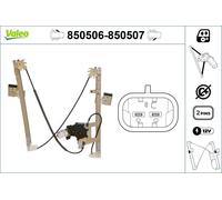 VALEO Lève-vitre Monte glace 850506 avant gauche pour FORD Focus Mk1 Break (DNW)