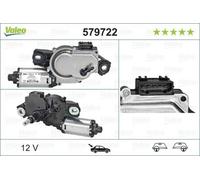 VALEO Moteur d'essuie-glace 579722 arrière pour VW CADDY IV Kombi (SAB, SAJ)