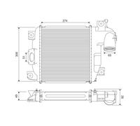 VALEO Orifice de Ventilation Latétal Aluminium pour Toyota Hilux VII Pick-Up_N1