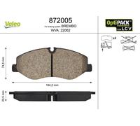 VALEO Plaquette de Freins Bremsbelegsatz Avant pour Mercedes-Benz Vito Tourer