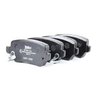 VALEO Plaquettes de frein Arrière pour OPEL Zafira B (A05) Zafira A (T98) 301584