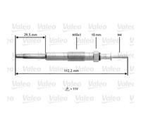 VALEO Préchauffage Convient pour Kia Carens III 2.0 Crdi 140 Hyundai Tucson