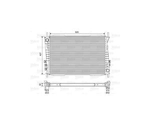 Valeo Radiateur, Refroidissement du Moteur 701559 | Compatible avec: JAGUAR X-TYPE I, X-TYPE I Kombi