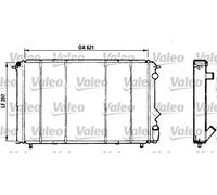 Valeo Radiateur de refroidissement du moteur 730184