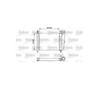 Valeo Radiateur, Refroidissement du Moteur 730991 | Compatible avec: FIAT FIORINO Kasten/Großraumlimousine, FIORINO Pick up