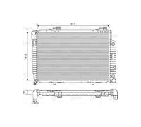 VALEO 731805 Radiateur du moteur