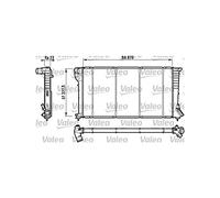 Radiateur, refroidissement du moteur VALEO 732517