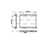 VALEO Radiateur, Refroidissement du moteur 732892