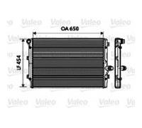 VALEO Radiateur, Refroidissement du moteur 734333