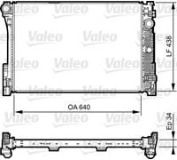Valeo Radiateur, Refroidissement du Moteur 735292 | Compatible avec: MERCEDES-BENZ C-CLASS, C-CLASS Coupe, C-CLASS T-Model, CLS, CLS Shooting Brake, E-CLASS, E-CLASS Cabriolet