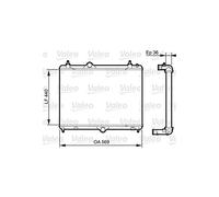 Valeo Radiateur, Refroidissement du Moteur 735371