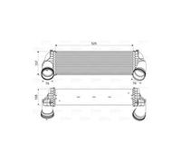 Valeo Refroidisseur d'air de suralimentation 818562