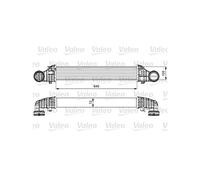 VALEO Refroidisseur d'air de suralimentation 818606