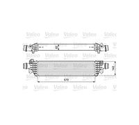 VALEO Échangeur (Intercooler) 818628 – Refroidissement moteur