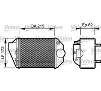 VALEO Refroidisseur d'air de suralimentation 818827 Compatible avec: AUDI A4 B5, A4 B5 Avant, SKODA SUPERB I, VW PASSAT B5, PASSAT B5 Variant, PASSAT B5.5, PASSAT B5.5 Variant