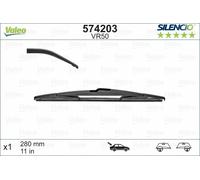 Valeo Silencio Essuie-Glace Lame - Arrière - 11 " - pour Renault Espace V (Jr _)