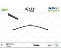 Valeo Silencio Essuie-Glace Lame - Arrière - 13 " - Pour Audi Q5 (8RB)