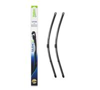 VALEO Silencio Essuie-glace - VF315-1 Paire d'Essuie-glace Plats 600 mm / 600 mm d'Origine de Haute performance, Visibilité Supérieure sur la Route, Installation Facile - Lot de 2 Balais - 574351