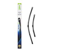 VALEO Silencio Essuie-glace - VF411-1 Paire d'Essuie-glace Plats 650 mm / 425 mm d'Origine de Haute performance, Visibilité Supérieure sur la Route, Installation Facile - Lot de 2 Balais - 574324