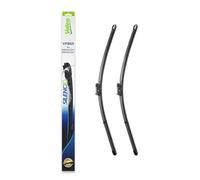 VALEO Silencio Essuie-glace - VF865 - Kit de Balais d'Essuie-glace 600 mm / 600 mm Plats d'Origine de Haute performance, Visibilité Supérieure sur la Route- Avant - Lot de 2 Balais - 577865