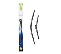 Valeo Silencio Kit de 2 Balais d'Essuie-Glace Plats VF338 - Avant - 550 mm / 380 mm - Remplacement d'Équipement d'Origine, Fabriqués en France - 574338